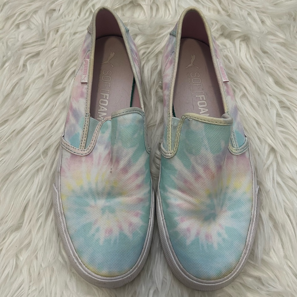 Puma Tie-Dye Slip Ons